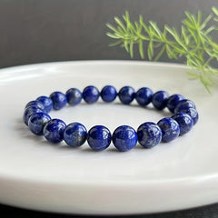 High Pure Natural Lapis Lazuli Bracelet 4mm 6mm 8mm 10mm DIY Beads