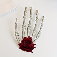 Punk Hair Clip Halloween Horror Large Claw Decor Hair Clip Women Girls Hair Acce