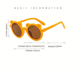 Cartoon Bear Ear Frame Sunglasses Sun Protection Decorative Accessories