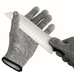 2pcs Cut Resistant Gloves Durable Safety Protection Enhanced Grip