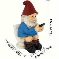 Creative Garden Gnome Statue Resin Ornament Home decor