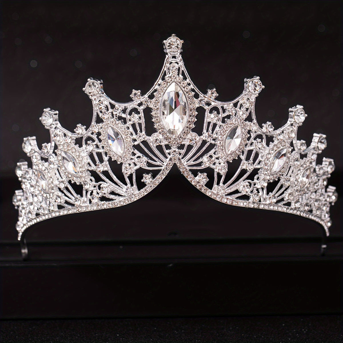 Golden Baroque Queen Crown And Tiaras For Women