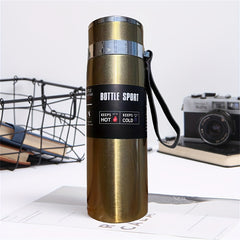 800ml Stainless Steel Insulated Cup with Hanging Rope