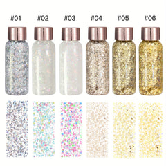 Metallic Glitter Eyeshadow and Body Glitter Long Lasting
