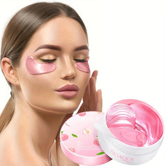 Peach Eye Mask - Hydrates, Smooths, and Firms Skin, Reduces Wrinkles