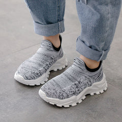 Boys Casual Knit Sneakers Lightweight Running Shoes