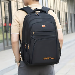 Large Capacity Men's Backpack Student Schoolbag Waterproof Travel Bag