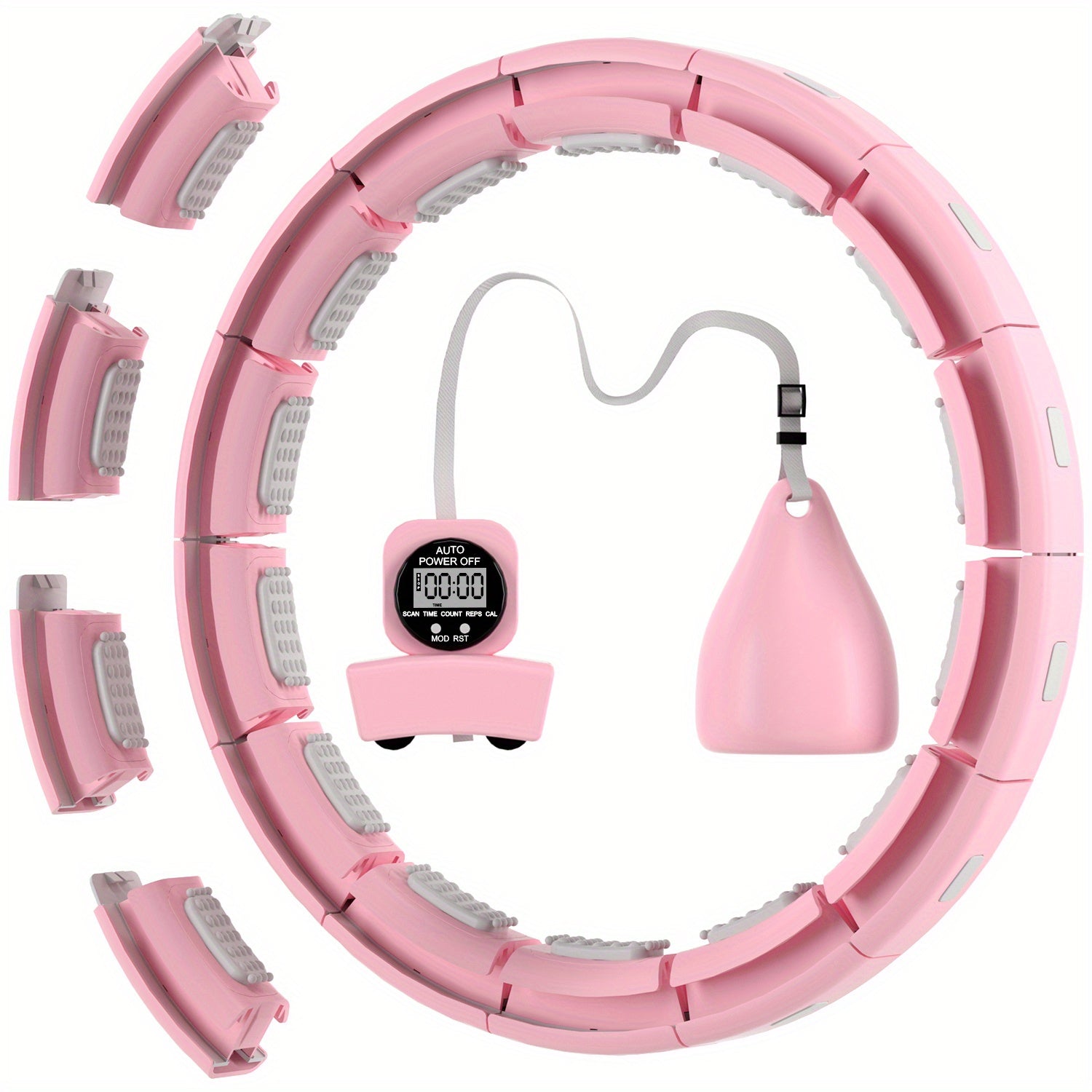 Smart Weighted Fitness Ring Hoops for Adults Extra Quiet Fitness Hoop