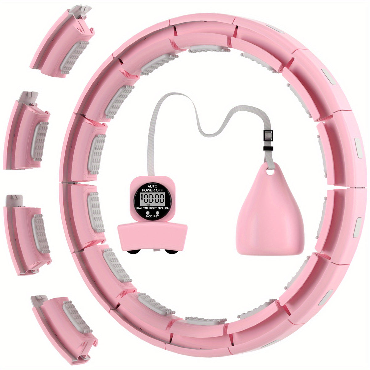 Smart Weighted Fitness Ring Hoops for Adults Extra Quiet Fitness Hoop