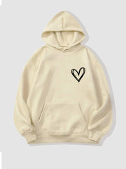 Women's Button Cowl Neck Wrap Sweatshirt Hoodie