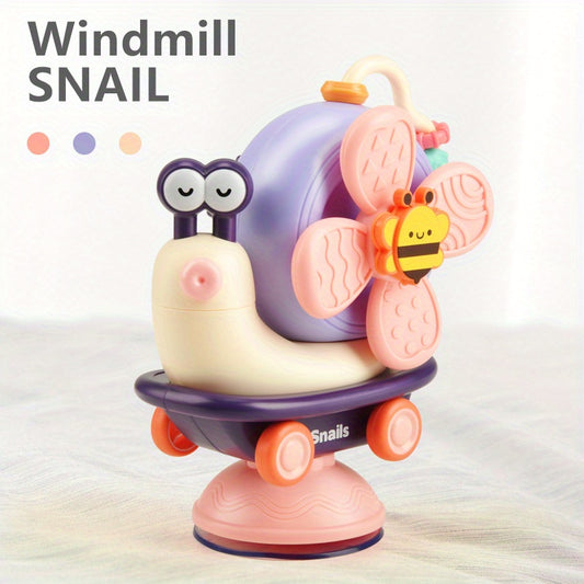 Baby Bath Toy with Suction Cup Spinning Top
