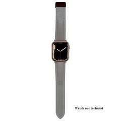 Leather Watch Strap for Smart Watch Magnetic Buckle Sport Band