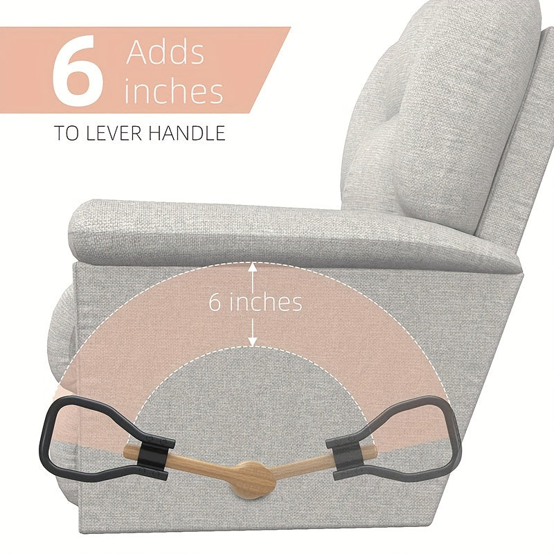 Oversized Recliner Lever Extender Ergonomic Secure Fit For Recliner Handles
