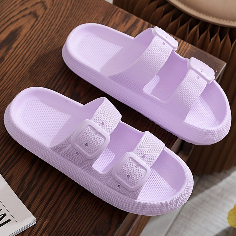 Platform Non-slip Slippers for Women - Indoor & Outdoor Open Toe Slides