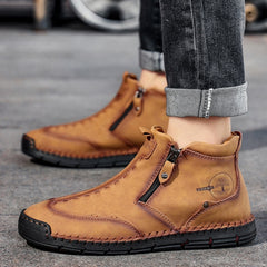 Men's Casual Chukka Boots Flat Shoes Non Slip