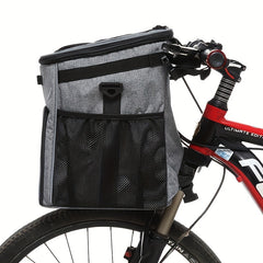 Pet Carrier Bike Basket Bag Multifunctional Dog Cat Backpack