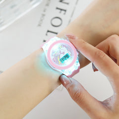 Girls Unicorn Electronic Watch & Bracelet Set With Box