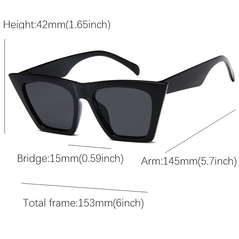 Square Sunglasses Women Cat Eye Sun Glasses Vintage UV400