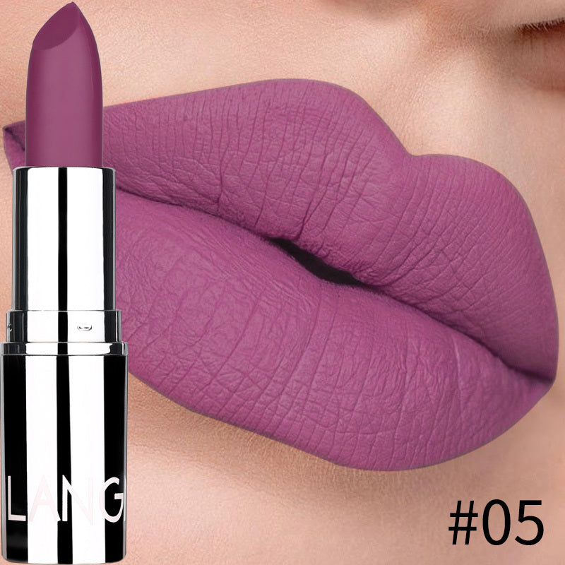 Velvet Smooth Matte Lipstick Waterproof Long Lasting Makeup Moisturizing