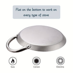 Round 430 Stainless Steel Baking Pan Induction Heatable