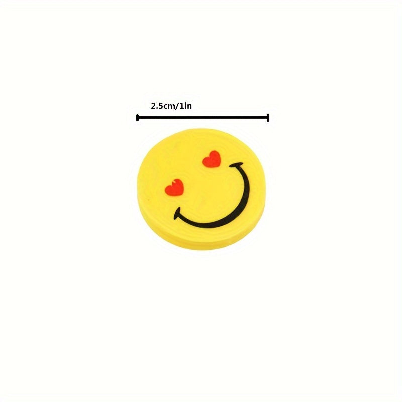 Cute Cartoon Smile Face Eraser for Clean Traces