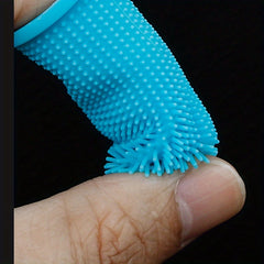 Soft Silicone Pet Toothbrush Finger Cover - Dog & Cat Teeth Cleaning