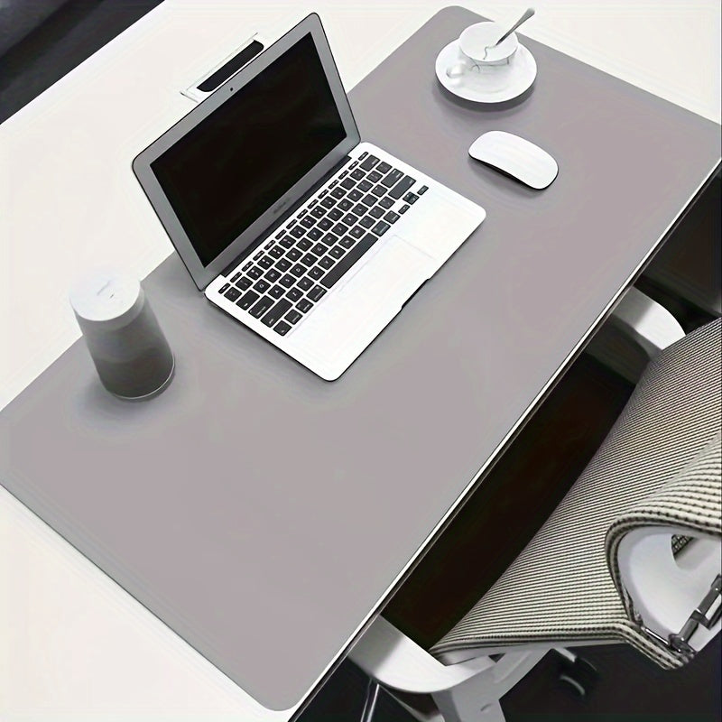 Oversized Faux Leather Mouse Pad for Office