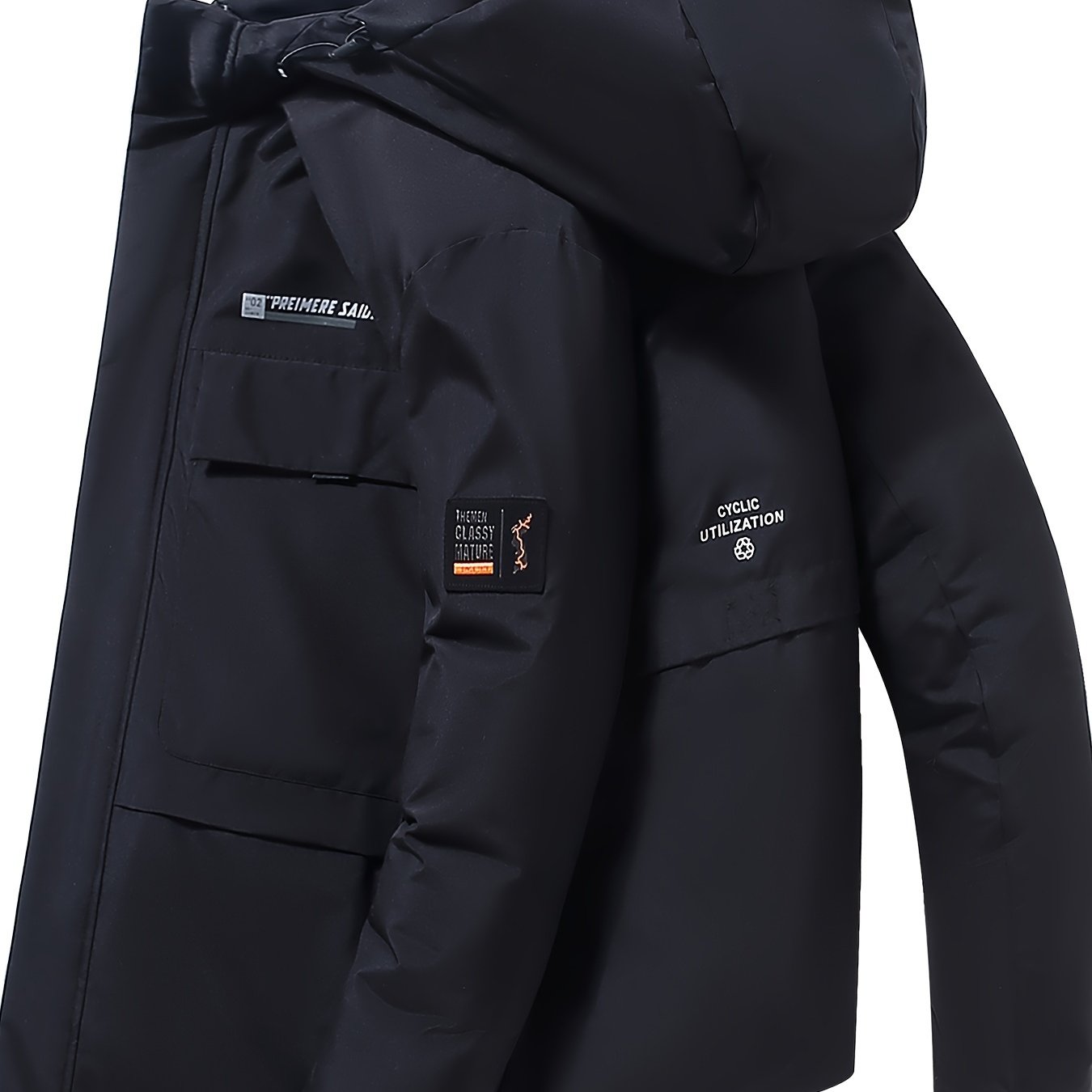 Men's Casual Warm Duck Down Coat Jacket For Fall Winter