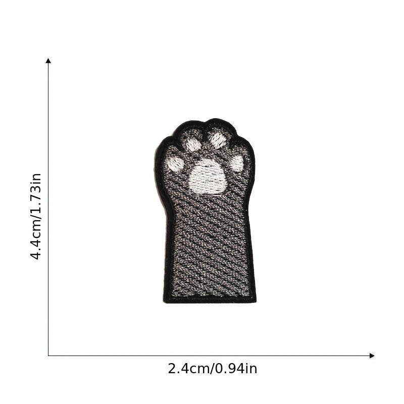 10pcs Men's Sole Embroidered Patches Sew On Applique Repair Patch Decorations