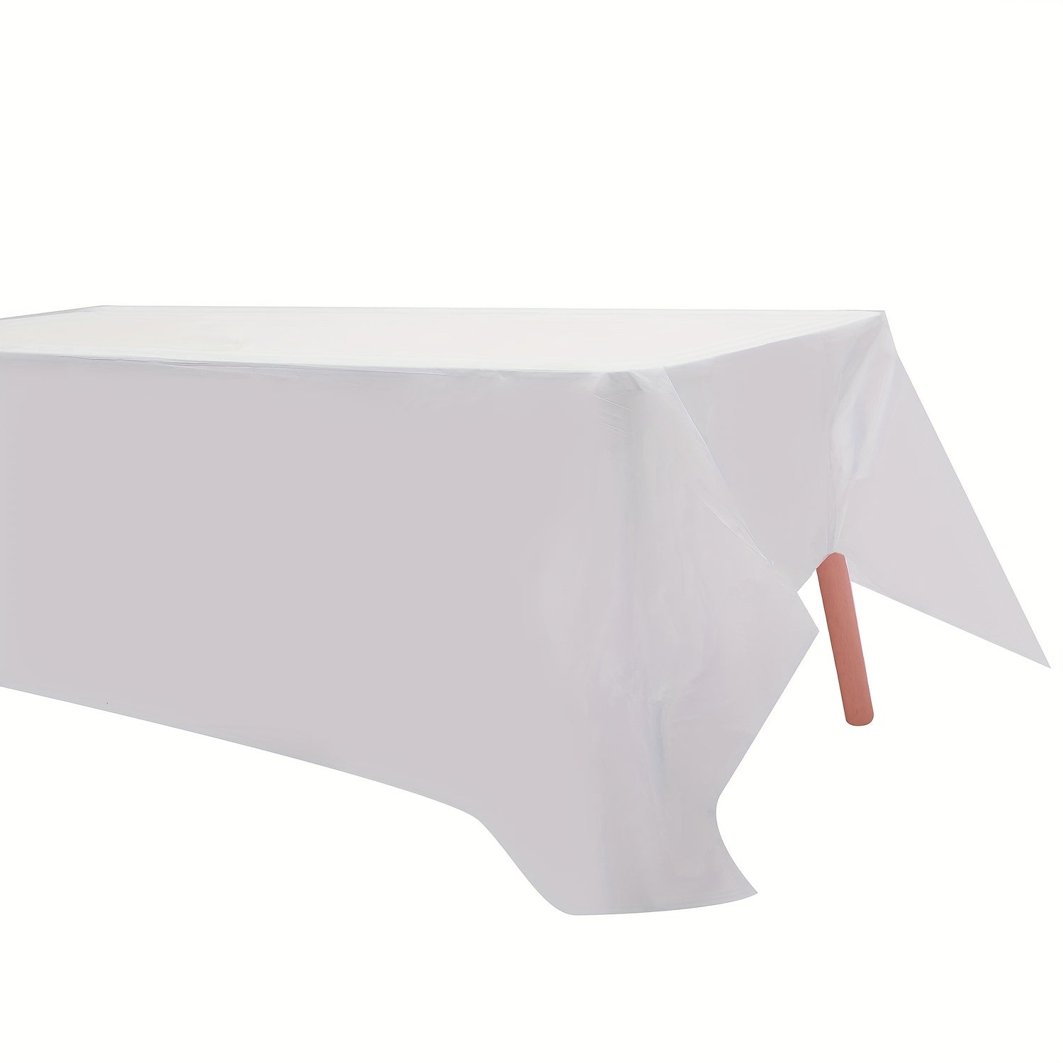 Disposable Plastic Tablecloth for Parties - Rectangle Table Cover