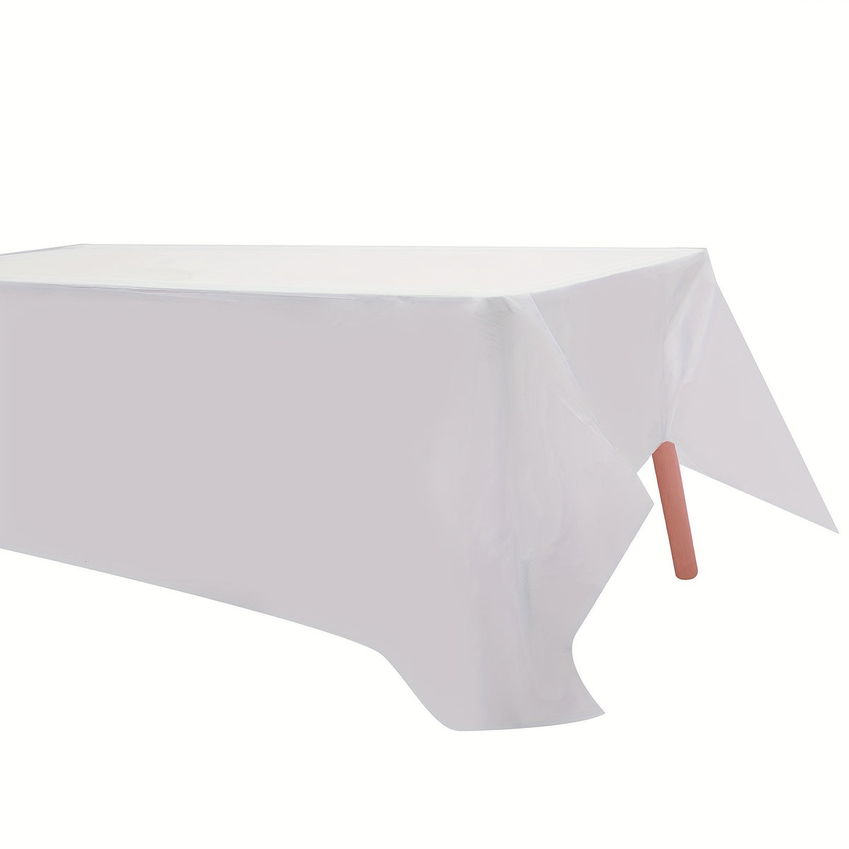 Disposable Plastic Tablecloth for Parties - Rectangle Table Cover
