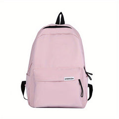 Men's Casual Solid Backpack Travel School Bag