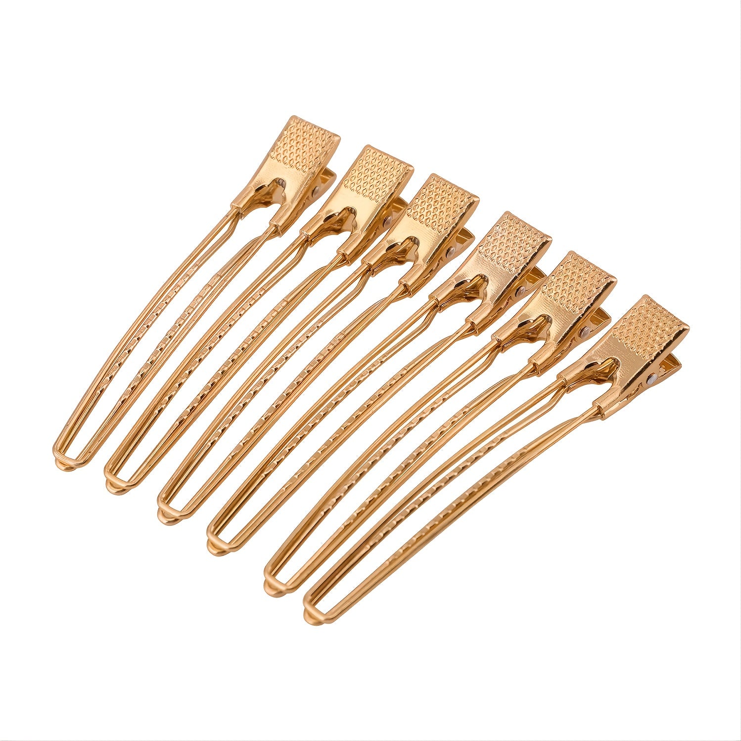 Golden Duck Billed Clip Hair Accessories