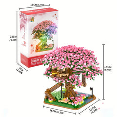 LITT LION Cherry Bonsai Tree Building Set - 2008pcs