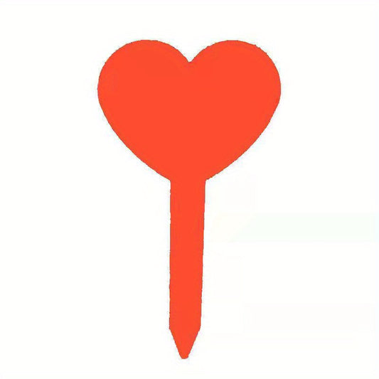 50pcs Love Shaped Succulent Labels Waterproof Plant Insertion Labels
