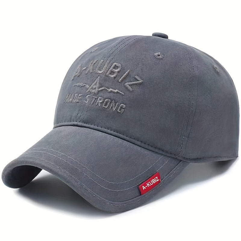 Unisex Solid Baseball Cap Vintage Dad Hat Lightweight Adjustable Sun