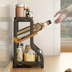 3 Tier Kitchen Rack Organizer Counter Storage Shelf Seasoning Organizer