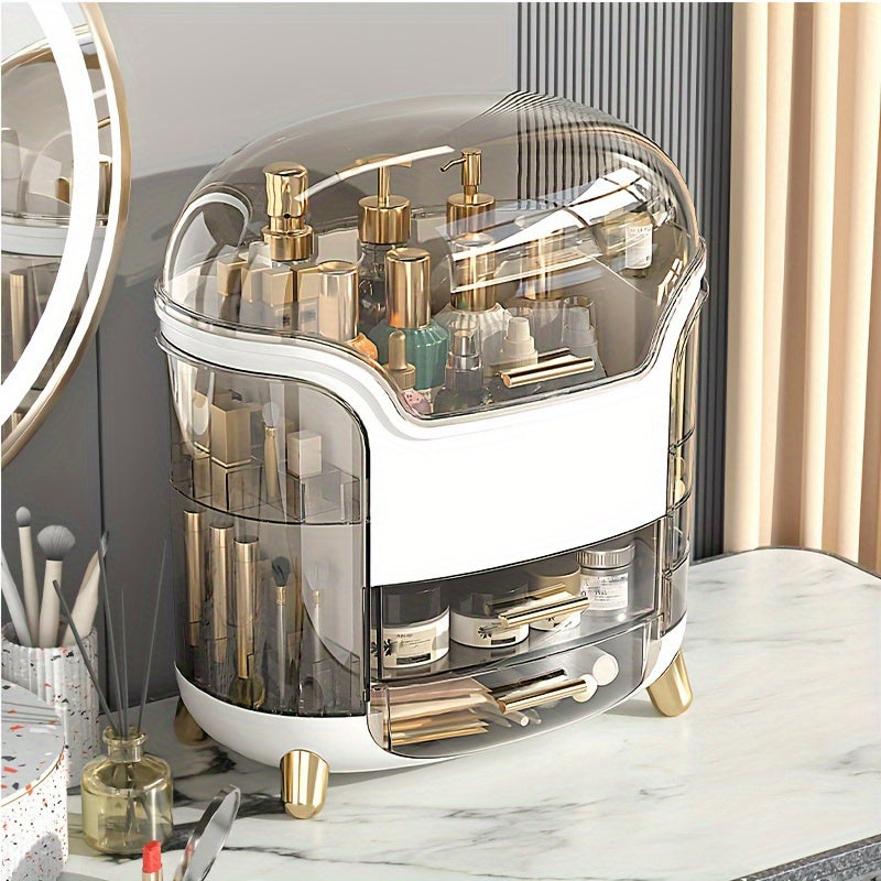 Clear Makeup Storage Box Dustproof Cosmetic Organizer