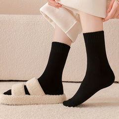 6 Pairs Cozy Crew Socks Women's Stockings