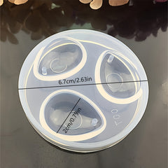 Silicone Pendant Water Drop Mold Resin Craft Jewelry Making Tool