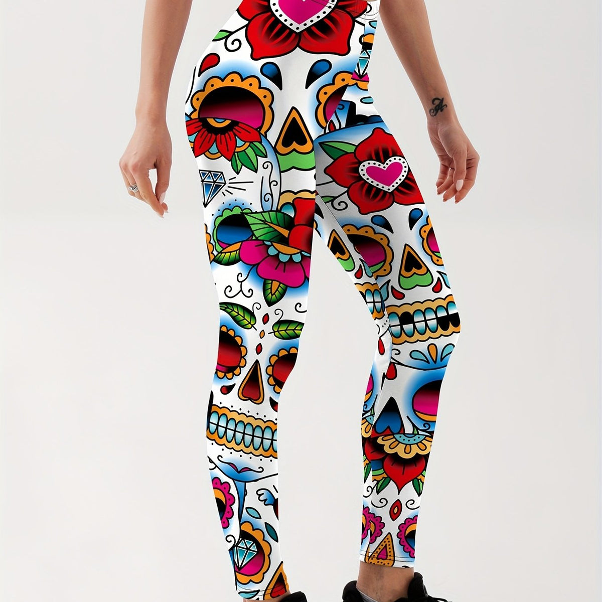Women's Printed Skinny Trousers for Stylish Comfort
