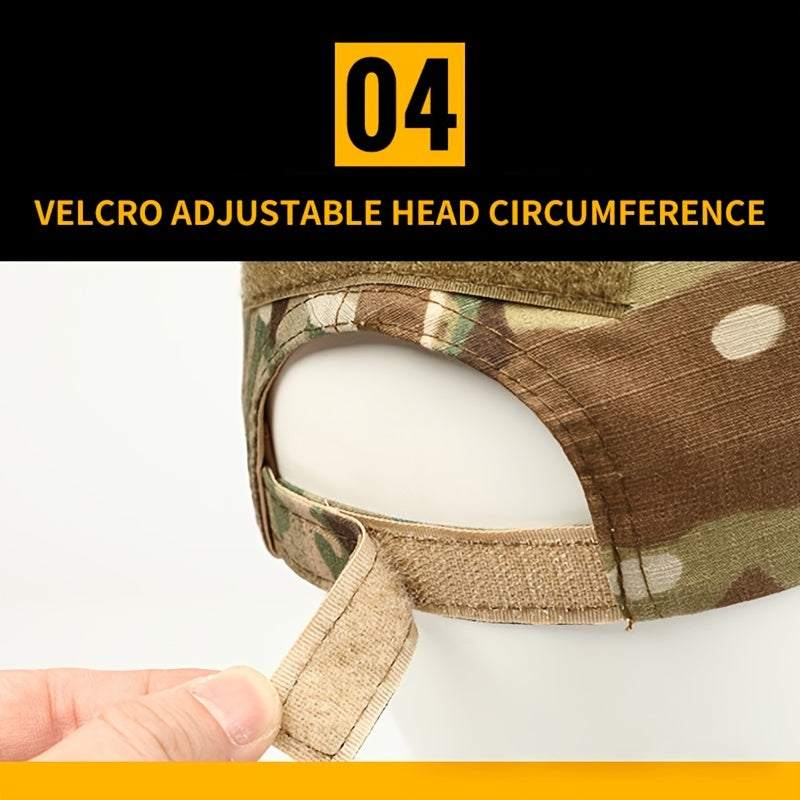 Military Camouflage Training Hat Sunscreen Dustproof Cap