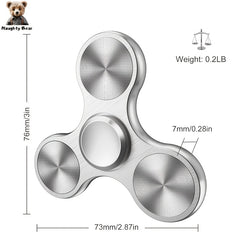 Aluminum Alloy Fidget Spinner Anxiety Relief Tool for Anxious Hands ADHD