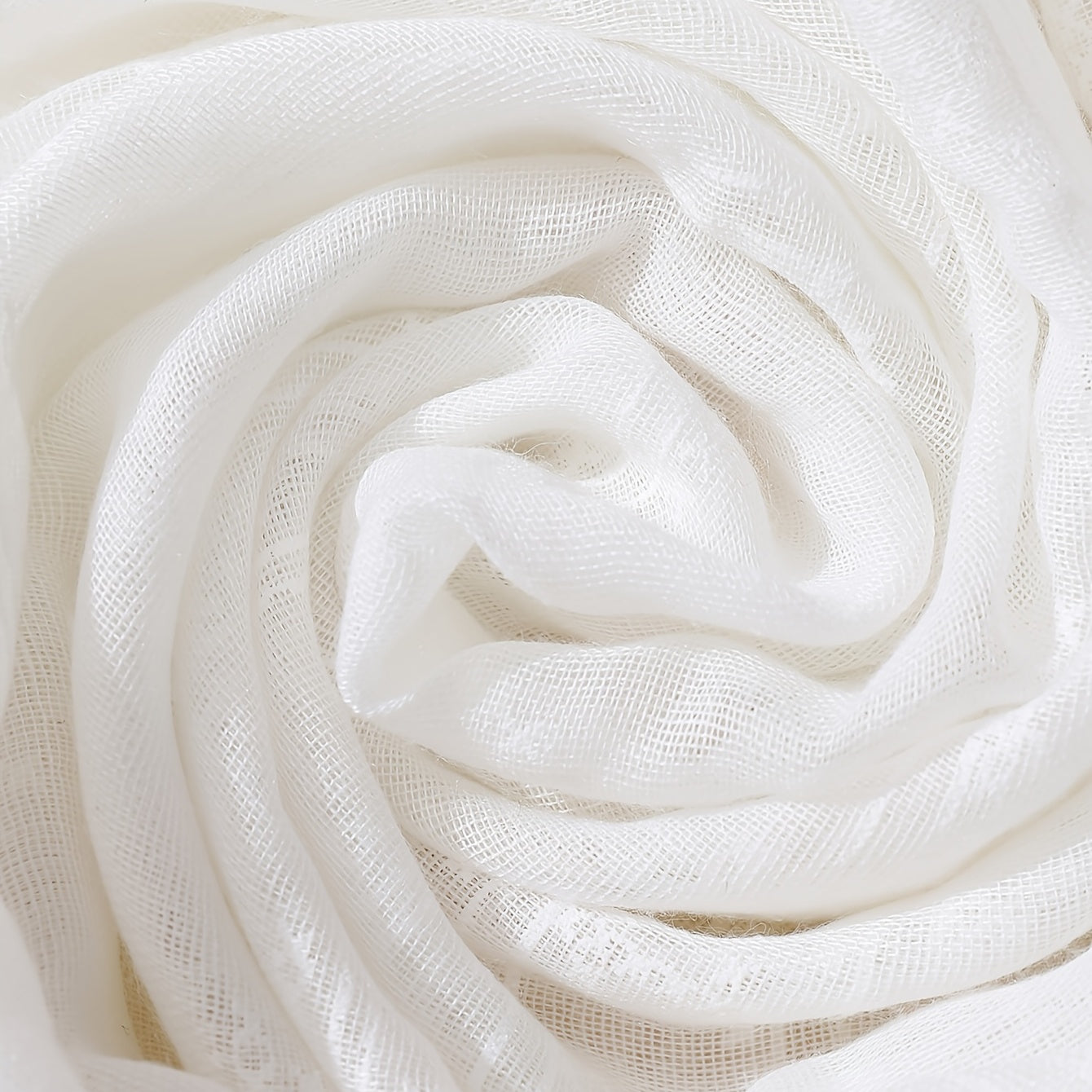 Linen Print Scarf Solid Winter Scarf Women