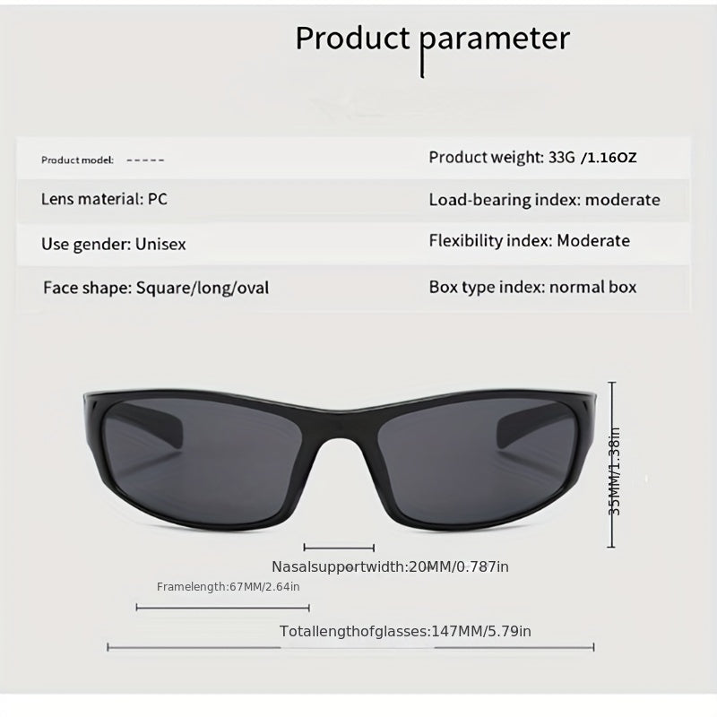 UV400 Wrap Around Sports Sunglasses for Outdoor Activities