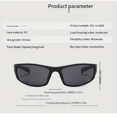 UV400 Wrap Around Sports Sunglasses for Outdoor Activities