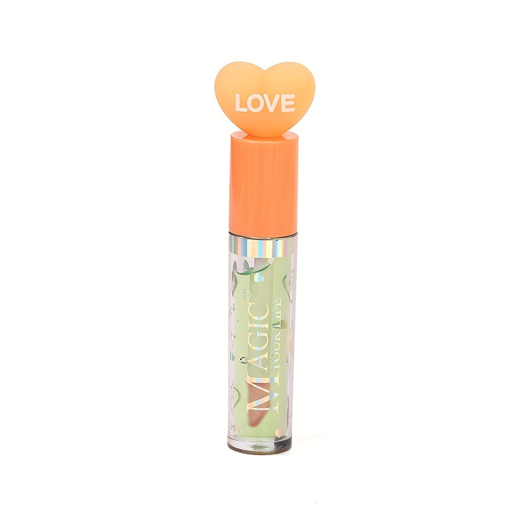Heart Shaped Lip Glaze Moisturizing Shimmering Lip Gloss