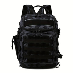 Large Capacity Fishing Backpack Water Resistant Tackle Box Storage Bag