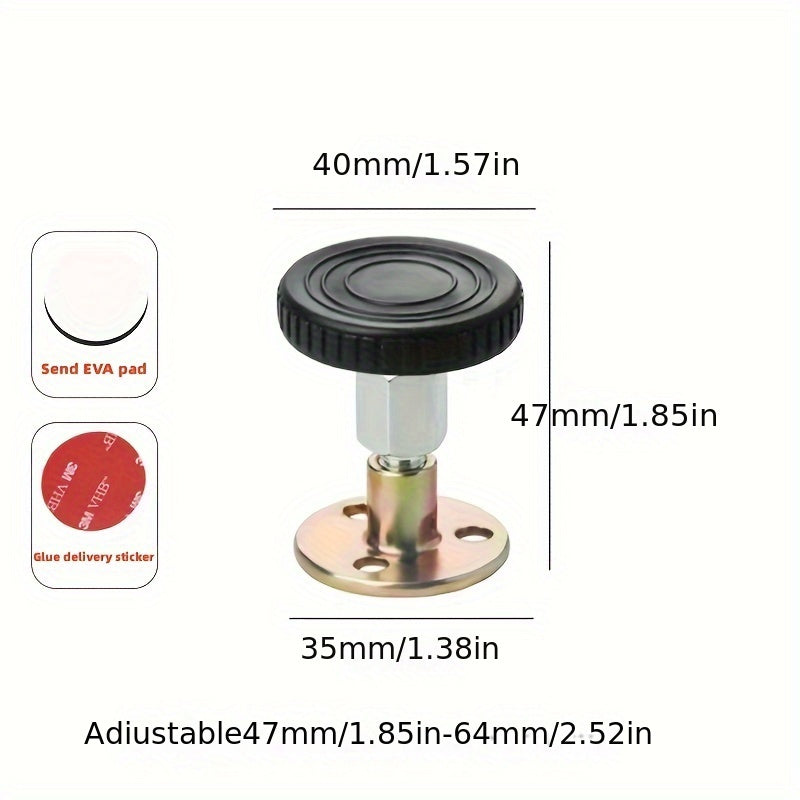 4pcs Headboard Limiters Wall & Bedside Anti-Shaking Fixators for Beds & Tables