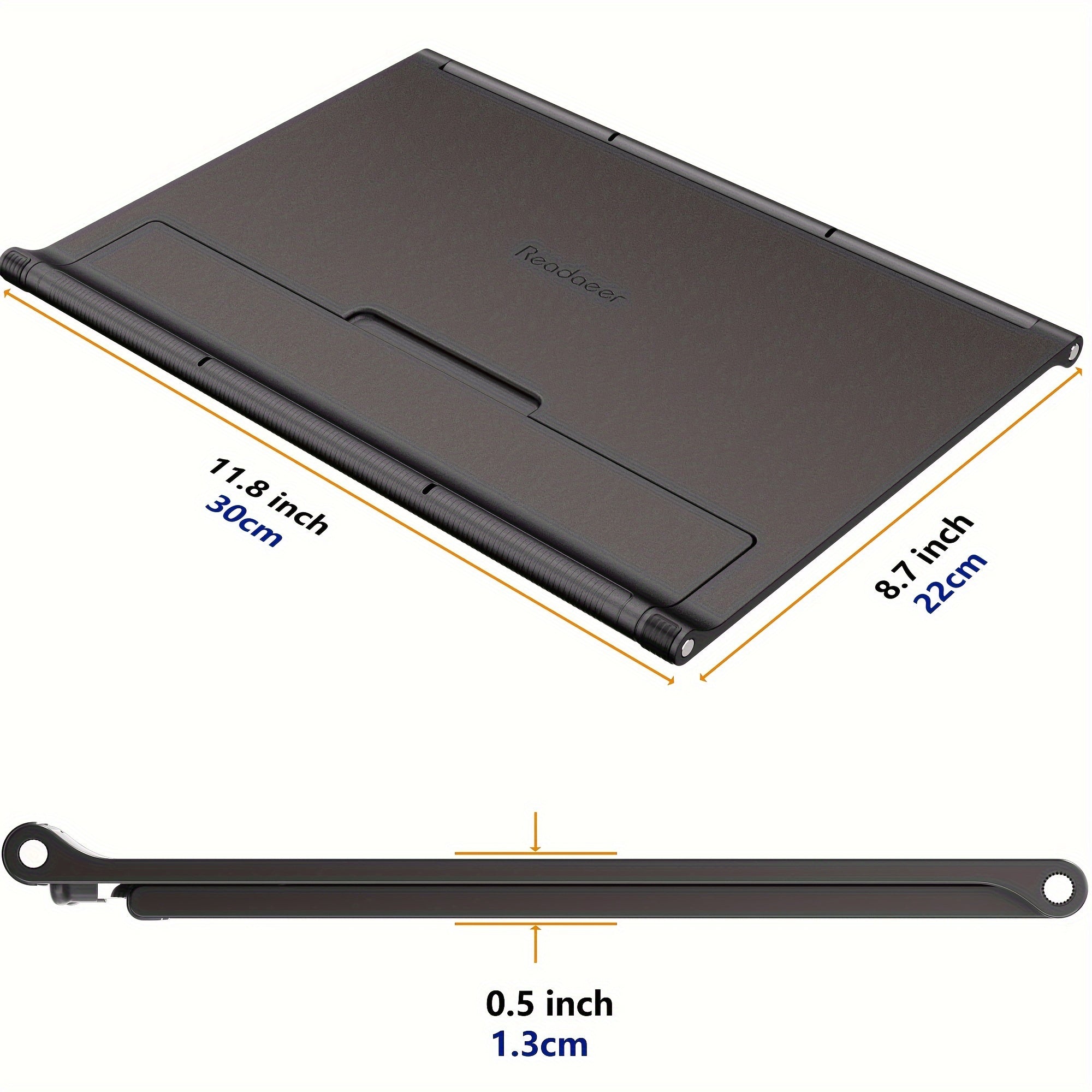Readaeer Portable Book Stand Angle Adjustable Book Holder For Thick Textbook